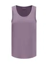 Brunello Cucinelli Women Silk Top In Purple