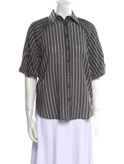 Pre-owned Brunello Cucinelli Top W/ Tags In Gray