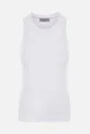 Brunello Cucinelli Slim-fit Tank Top In White