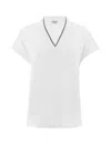 Brunello Cucinelli Top In White