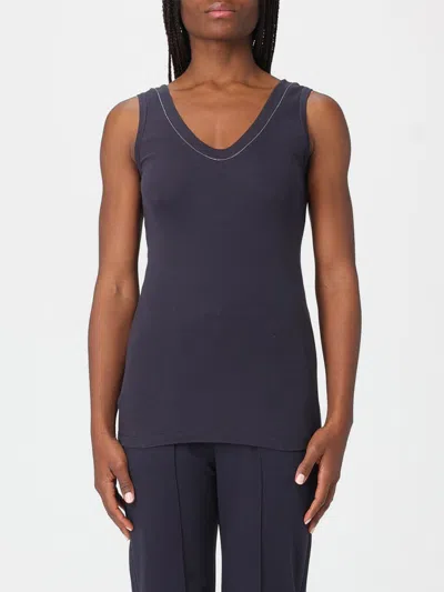 Brunello Cucinelli Top  Damen Farbe Ocean In Blue