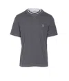 Brunello Cucinelli Short-sleeved T-shirt In Gray