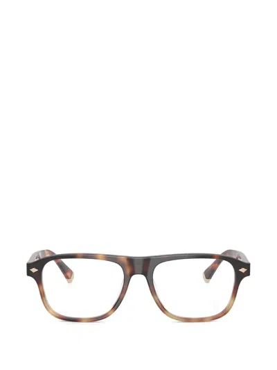 Brunello Cucinelli Tortoiseshell-effect Square-frame Glasses In Brown