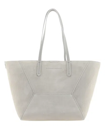 Brunello Cucinelli Tote Bag In Beige