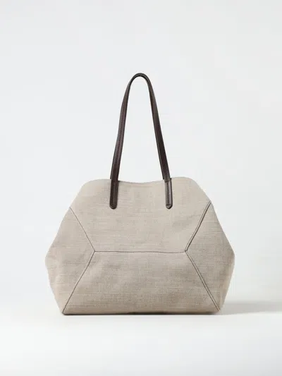 Brunello Cucinelli Tote Bags  Woman In Beige