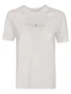 Brunello Cucinelli Logo T-shirt In Warm White