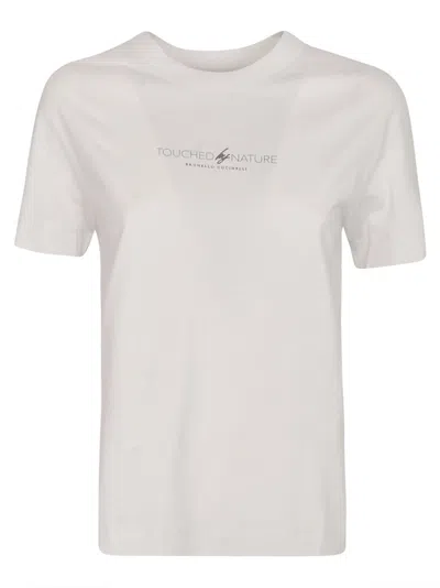 BRUNELLO CUCINELLI BRUNELLO CUCINELLI TOUCHED NATURE LOGO T-SHIRT