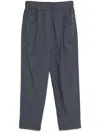 Brunello Cucinelli Track Five-pocket Trousers In Lightweight Poplin With Moniline