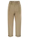 Brunello Cucinelli Track Five-pocket Trousers In Lightweight Poplin With Moniline