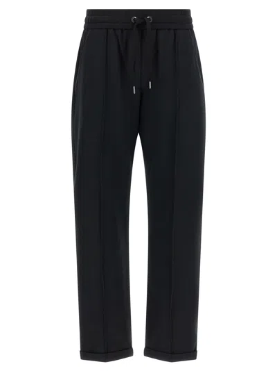 Brunello Cucinelli Track Joggers In Black