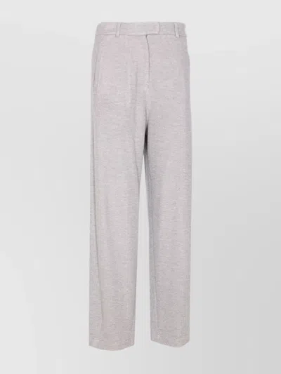 Brunello Cucinelli Track Model Trousers Pockets In Gray