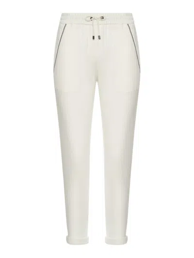 Brunello Cucinelli Track Pant In Nude & Neutrals