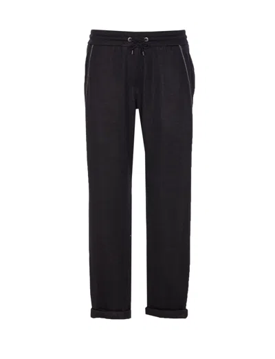 Brunello Cucinelli Track Pants In Black