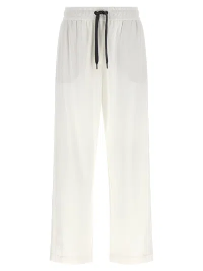 Brunello Cucinelli 'track' Pants In White
