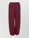 Brunello Cucinelli Track Pants With Elasticized Waist And Pockets In Burgundy
