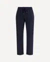 Brunello Cucinelli Track Stretch-fleece Trousers With Monili Detailing In Blue