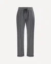 Brunello Cucinelli Track Stretch-fleece Trousers With Monili Detailing In Gray