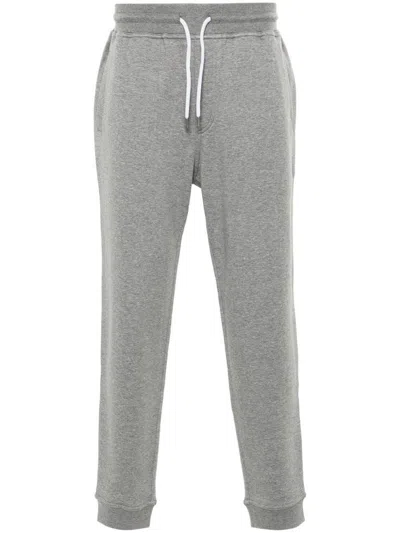 BRUNELLO CUCINELLI TRACKSUIT TROUSERS IN MÉLANGE GREY