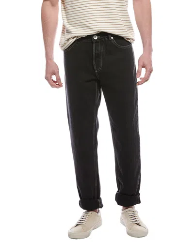 Brunello Cucinelli Traditional Fit Jean In Black