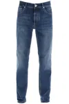 Brunello Cucinelli Camicia Twisted In Seta Dry Marrone In Blue