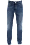 Brunello Cucinelli Camicia Twisted In Seta Dry Marrone In Blue