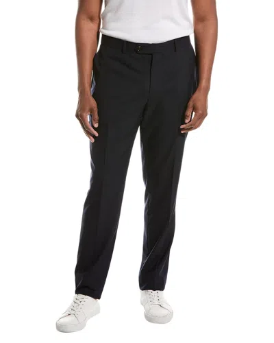 Brunello Cucinelli Traditional Fit Wool Pant In Black