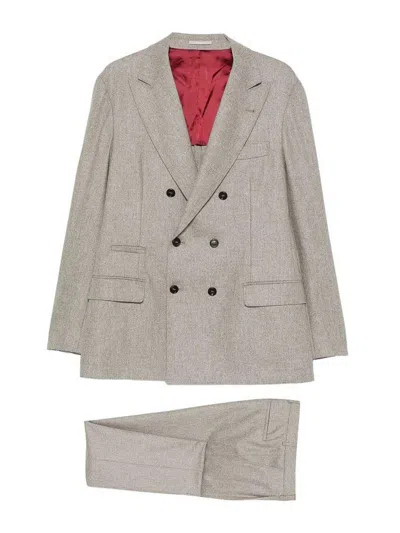BRUNELLO CUCINELLI TRAJE - MARRÓN
