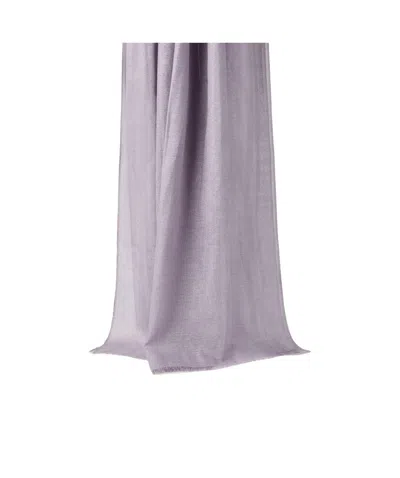 Brunello Cucinelli Translucent Fringe-edge Scarf In Gray