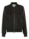 Brunello Cucinelli Monili Bomber Jacket In Negro