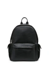 Brunello Cucinelli Calfskin Backpack With Grain In Black