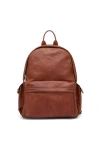 Brunello Cucinelli Travel Backpack In Copper
