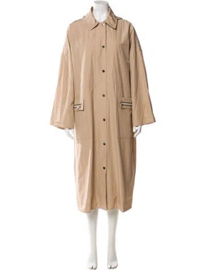Pre-owned Brunello Cucinelli Trench Coat In Brown
