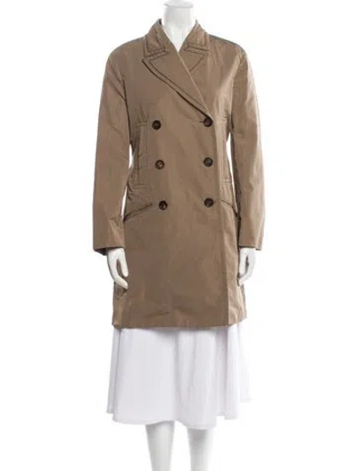 Pre-owned Brunello Cucinelli Trench Coat In Brown