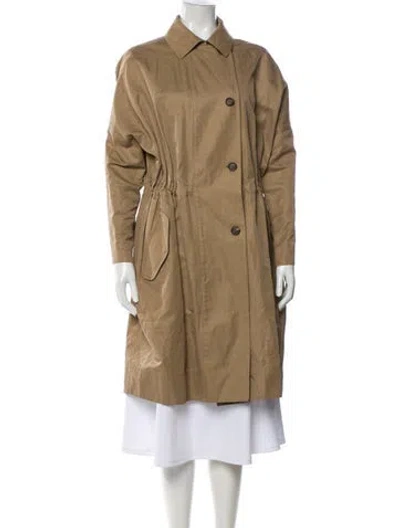 Pre-owned Brunello Cucinelli Trench Coat In Brown