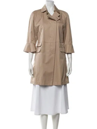 Pre-owned Brunello Cucinelli Trench Coat In Brown