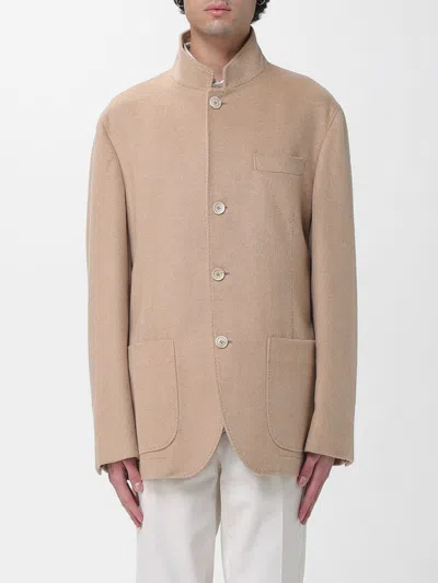 Brunello Cucinelli Jacket  Men Color Beige In Brown