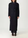 Brunello Cucinelli Trench Coat  Woman Color Navy In Blue