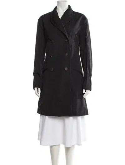 Pre-owned Brunello Cucinelli Trench Coat In Gray