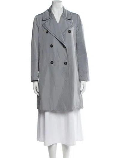 Pre-owned Brunello Cucinelli Trench Coat In Gray
