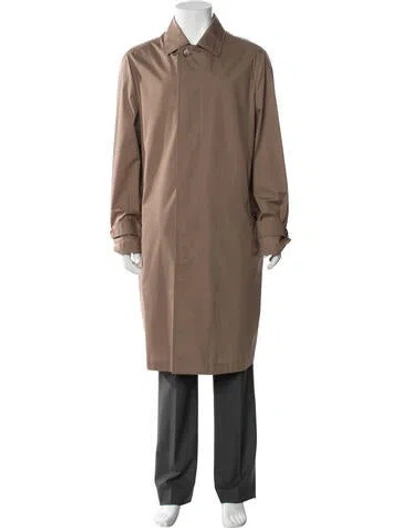 Pre-owned Brunello Cucinelli Trench Coat W/ Tags In Brown