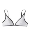 Brunello Cucinelli Triangle-cup Bikini Top In White