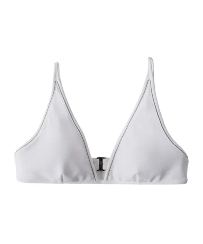 Brunello Cucinelli Triangle-cup Bikini In White