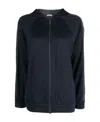 Brunello Cucinelli Trim Embellished Zipped Hoodie In Black