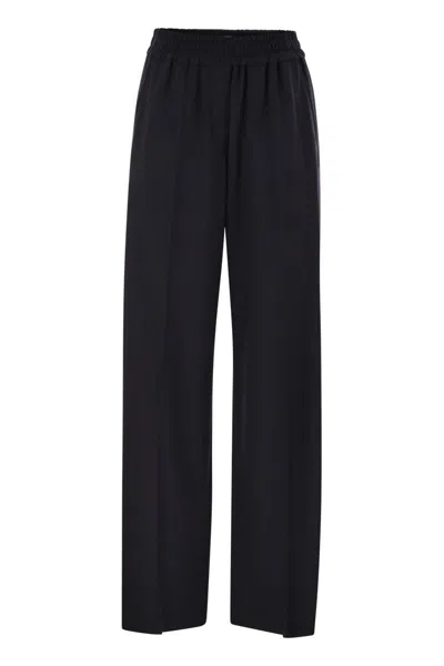 BRUNELLO CUCINELLI BRUNELLO CUCINELLI TROPICAL LUXURY WOOL LOOSE TROUSERS