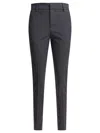 Brunello Cucinelli Tailored Grey Trousers With Mid-rise Waist In Gray
