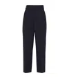 BRUNELLO CUCINELLI TROPICAL WOOL TROUSERS