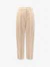 Brunello Cucinelli Trouser In Beige