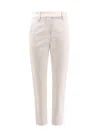 Brunello Cucinelli Slim-fit Cropped Cotton Trousers In Brown