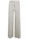 Brunello Cucinelli Concealed-fastening Tailored Trousers In Grey