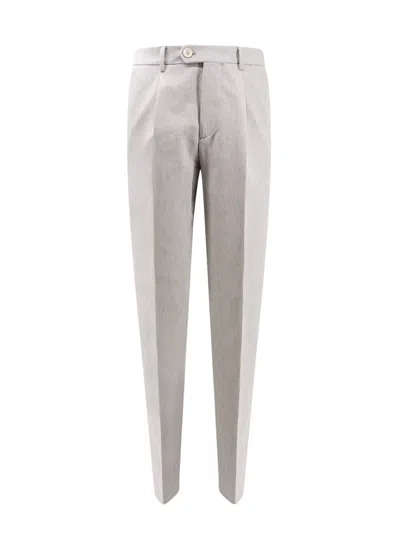 Brunello Cucinelli Tailored Straight-leg Pants In Grey